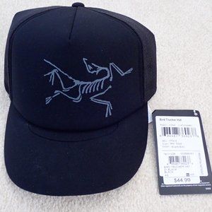 Brand New Arcteryx Bird Trucker Hat-Black